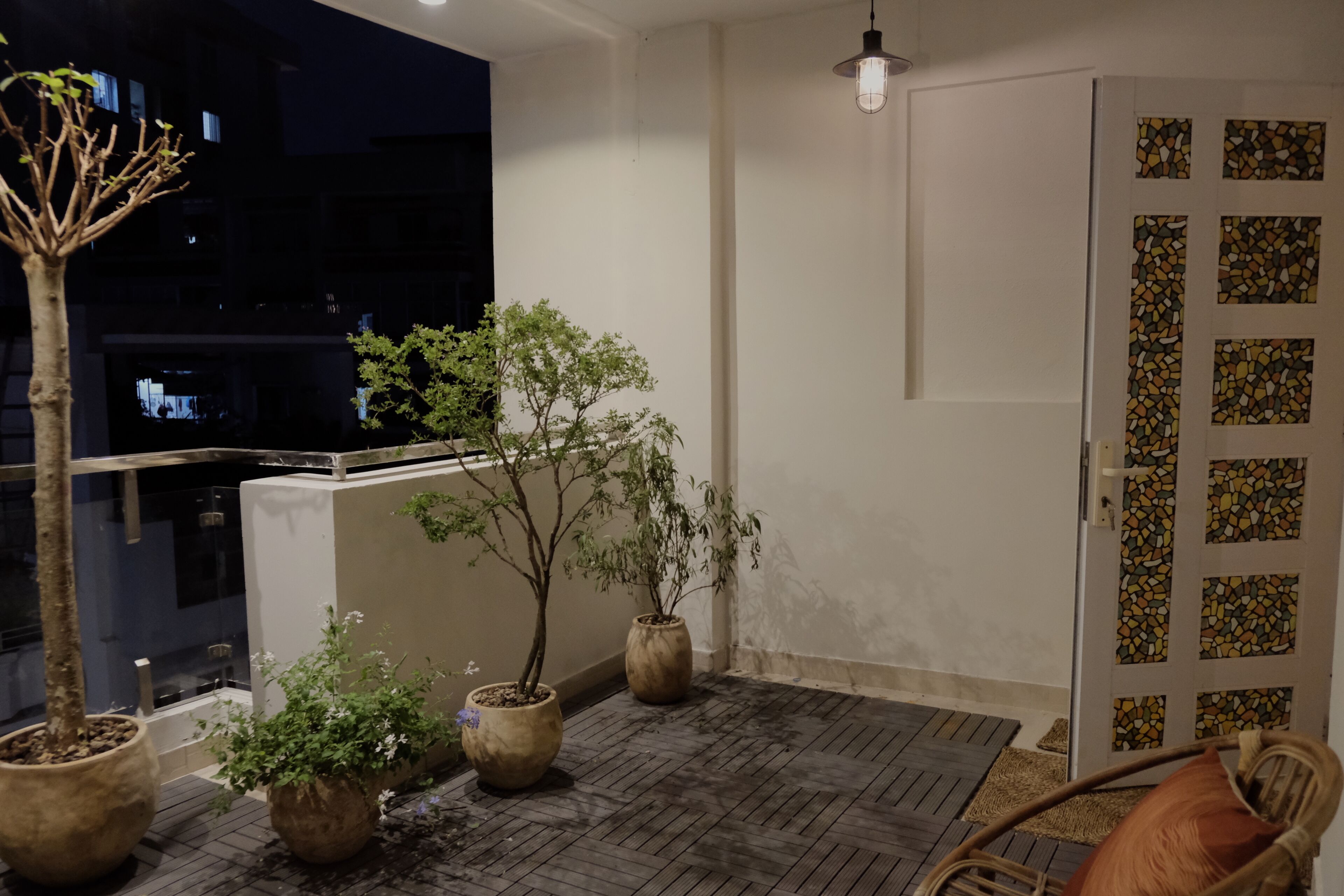 Chambre Standard, balcon, vue ville | Terrasse/Patio