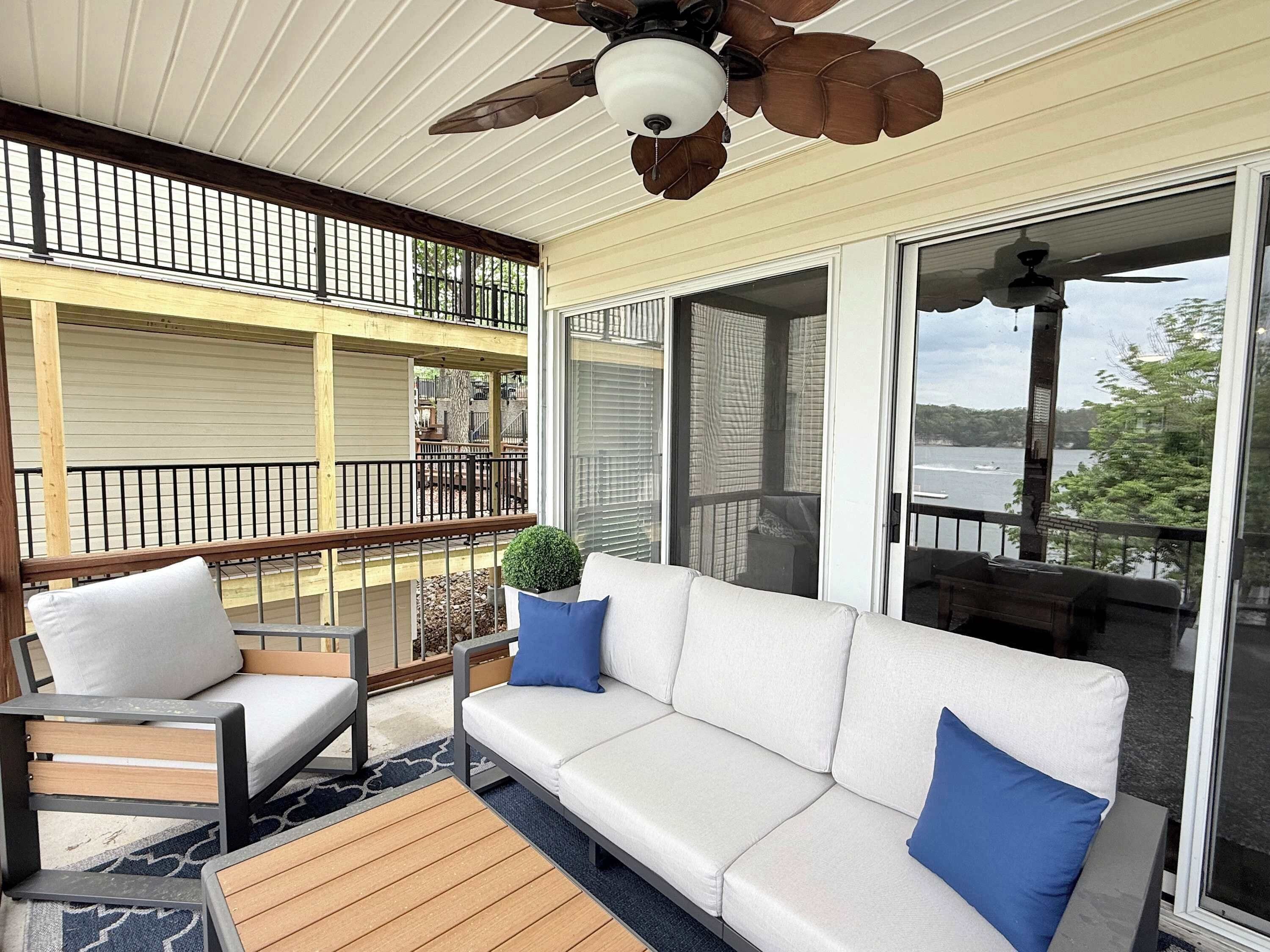Condo, Multiple Beds, Kitchen (Lakefront Vibes) | Terrace/patio
