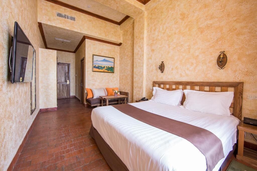 Habitación doble, balcón, vista al jardín