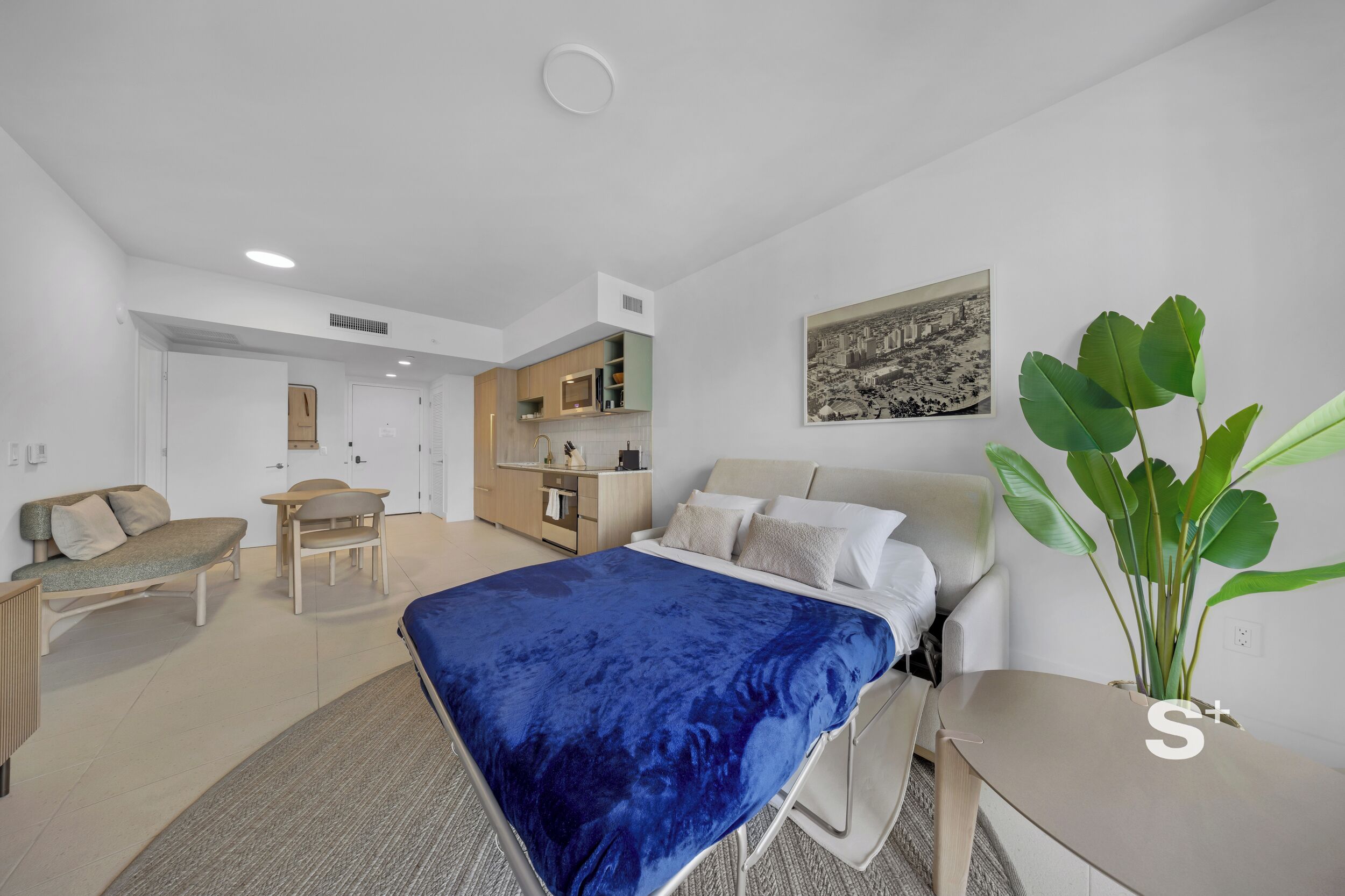 Appart'hôtel, balcon, vue ville