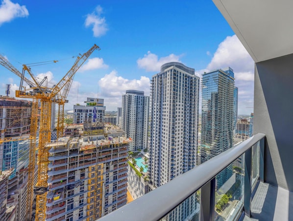 Condo, Balcony, City View | Property grounds - 1-BD Condo in Downtown Miami - Gym (Miami)