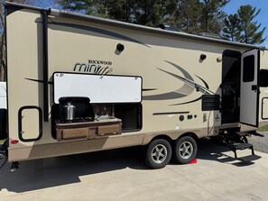 Property grounds - One Grand Place: Cozy RV - Private Waterfront, Relaxing, Amazing Sunsets (Grand Haven)