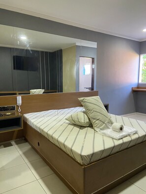 Habitación básica doble, vista a la ciudad