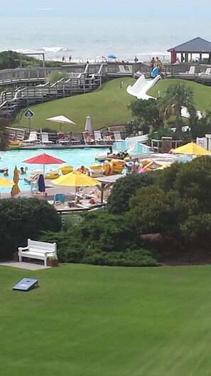 Pool - "Oceanfront Resort"-A Place at the Beach III-Discount Offer -June 28th-July 5th (Atlantic Beach)