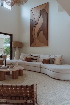 Living area - Luxury 5BR Villa in Hacienda Pinilla - Large Tropical Garden, Pool & Beach Club (Tamarindo)