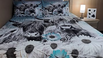 1 bedroom, desk, WiFi, bed sheets