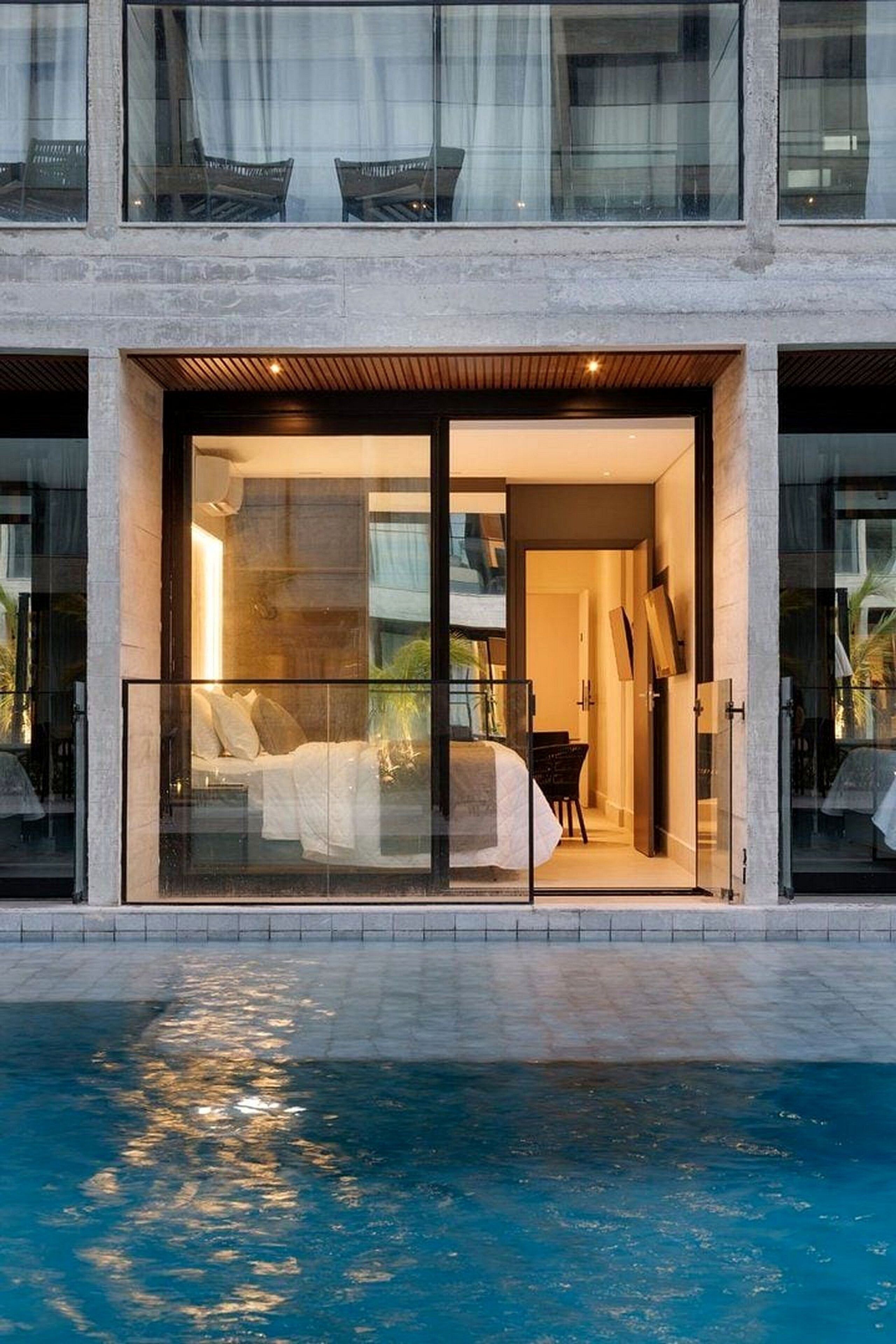 Apartment (Apartamento Térreo Pé na Piscina) | Hochwertige Bettwaren, Minibar, laptopgeeigneter Arbeitsplatz