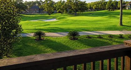 Golfers! 18th hole of Pine Golf Course in Diamondhead. 2 bedroom, 2 bath condo