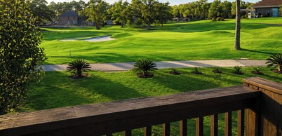 Golfers! 18th hole of Pine Golf Course in Diamondhead. 2 bedroom, 2 bath condo