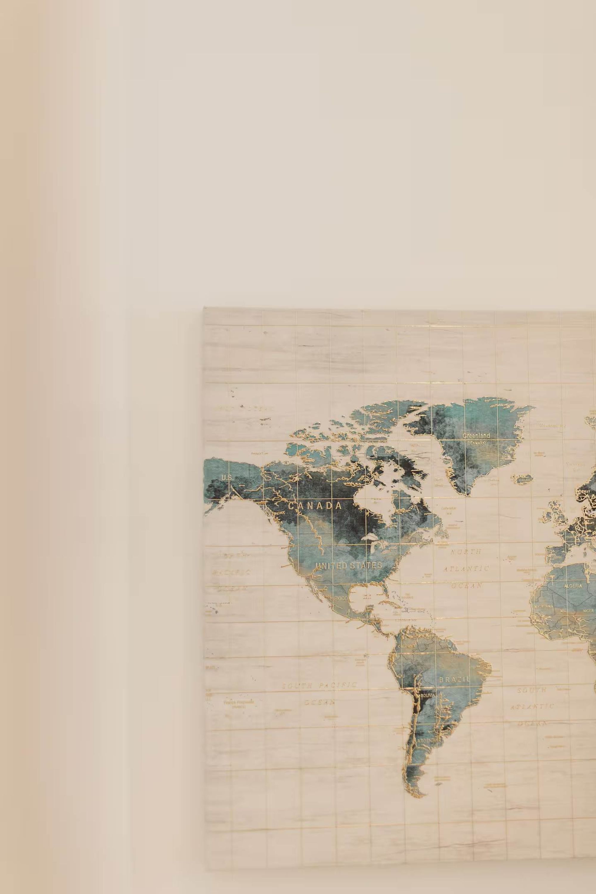 A world map with visible country borders and names.