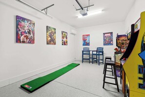 Games room - Walk to Beach! Brand New Home-Sleeps 10 (Myrtle Beach)