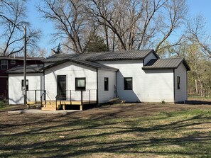 Exterior -  Newly Remodeled Creekside Bungalow on 3 acres with private Beach/Creek access (Verdigre)