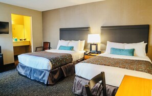 Room - Central Motel SoMa Room with 2 Double Beds,Free Parking, Breakfast, Near Moscone (San Francisco)