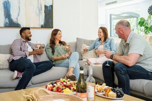 55-inch Smart TV with digital channels, Netflix, MP3 dock