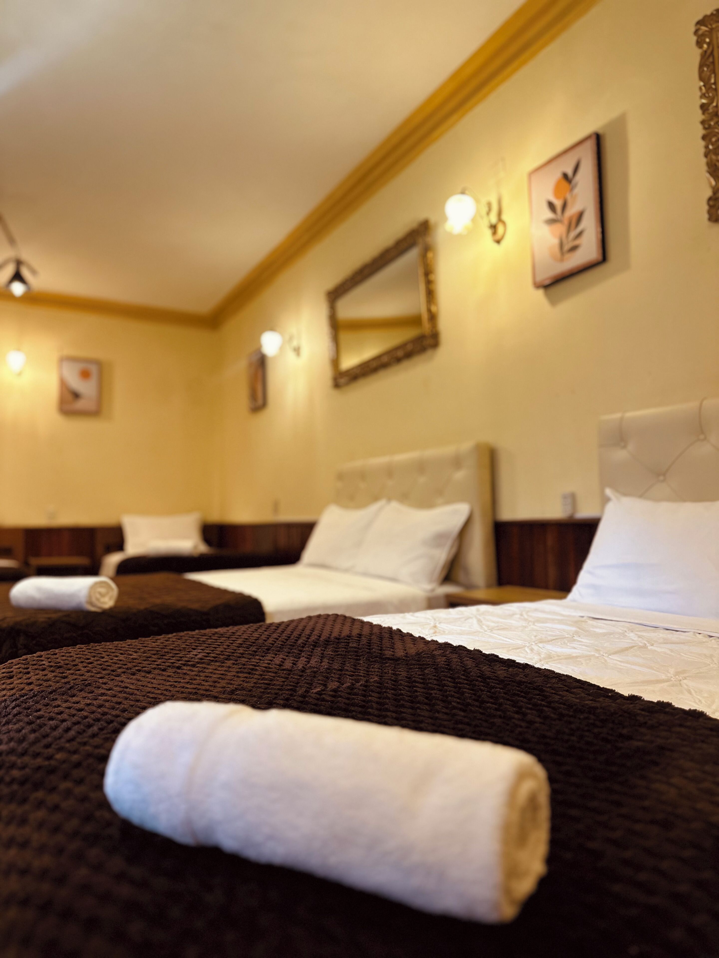 Familjerum för fyra - utsikt mot innergården | Spa