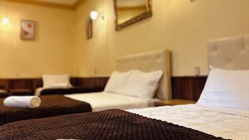 Familjerum för fyra - utsikt mot innergården | Spa