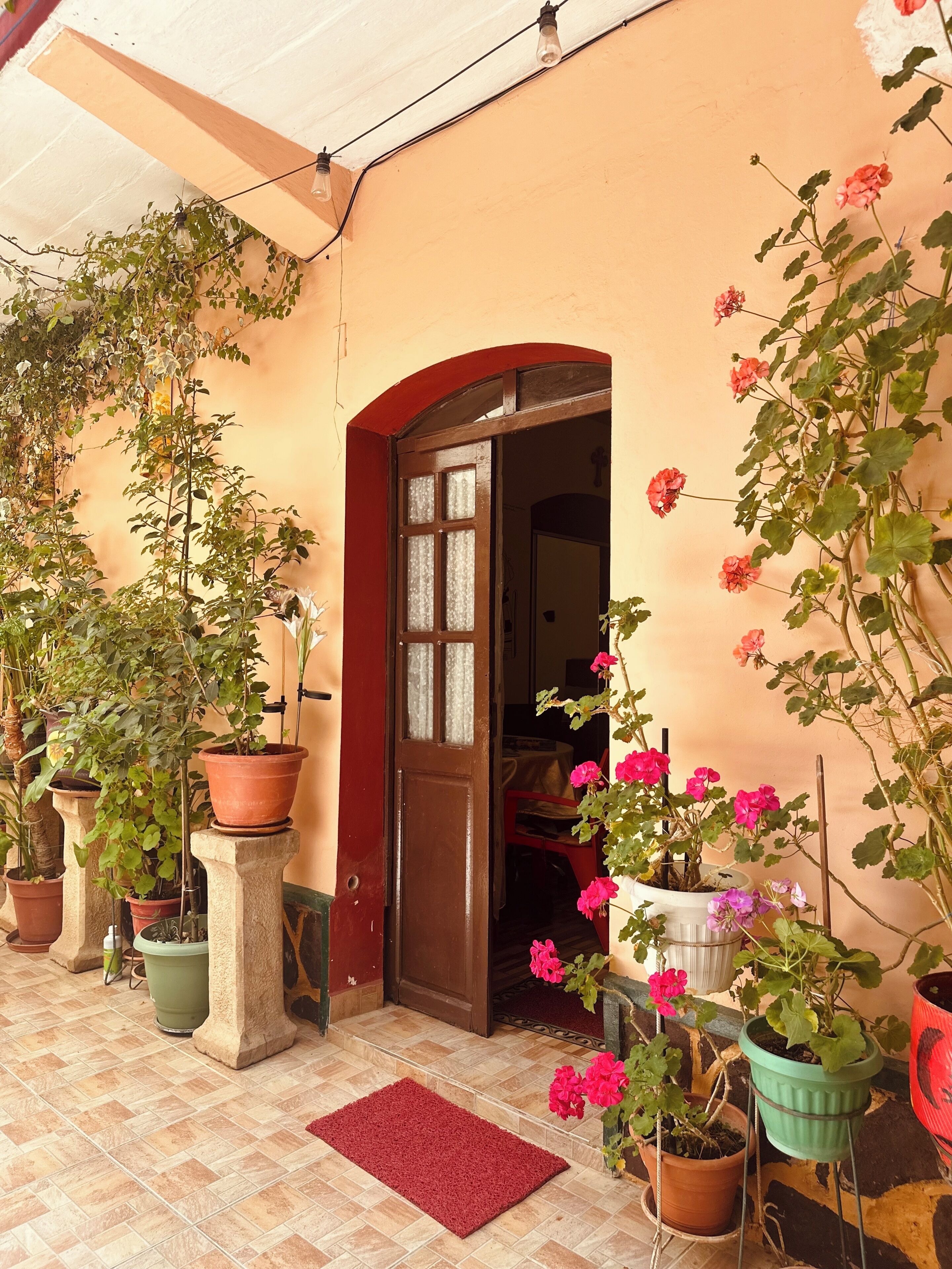 Comfort tweepersoonskamer, uitzicht op de binnenplaats