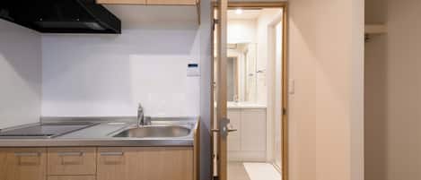 Appartement Confort, 1 chambre | Cuisine privée | Réfrigérateur, micro-ondes, plaque de cuisson, cuiseur de riz