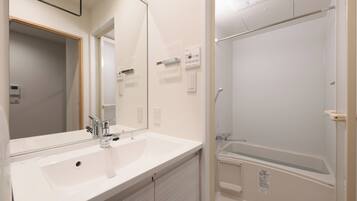 Comfort Apartment, 1 Bedroom | Bathroom | Separate tub and shower, eco-friendly toiletries, hair dryer, slippers