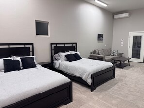 4 dormitorios, tabla de planchar con plancha, wifi gratis y ropa de cama