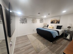 2 dormitorios, tabla de planchar con plancha, wifi y ropa de cama