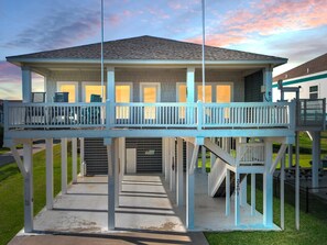 House, 3 Bedrooms | Terrace/patio - Seashell Shack On Shrimp 3 Bedroom Home (Port Bolivar)