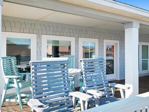 House, 3 Bedrooms | Terrace/patio - Seashell Shack On Shrimp 3 Bedroom Home (Port Bolivar)