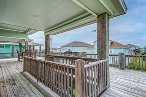 House, 4 Bedrooms | Terrace/patio - Once Upon A Tide 4 Bedroom Home (Port Bolivar)