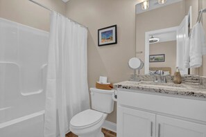 Hair dryer, towels