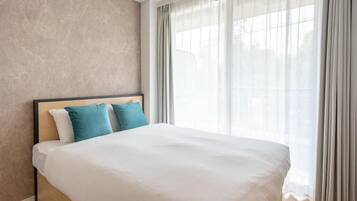 Apartemen, beranda, pemandangan kota | Wi-Fi gratis