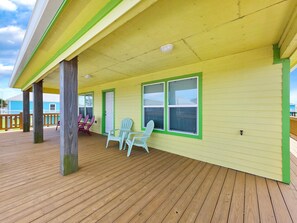 House, 3 Bedrooms | Terrace/patio - Mellow Yellow 3 Bedroom Home (Port Bolivar)