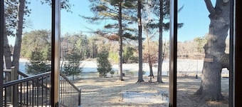 Pike Retreat At Pokegama: 160’ Waterfront 48' PRIVATE DOCK on Chetek Lake Chain!