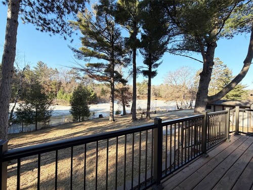 Pike Retreat At Pokegama: 160’ Waterfront 48' PRIVATE DOCK on Chetek Lake Chain!