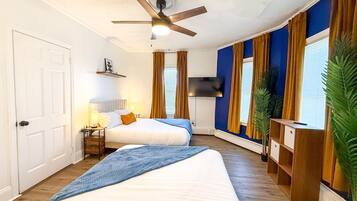 3 slaapkamers, een bureau, een strijkplank/strijkijzer, gratis wifi