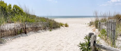 Una spiaggia nelle vicinanze