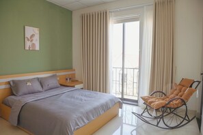 Deluxe dubbelrum - balkong - utsikt mot staden