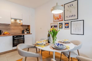 Family Apartment, Multiple Bedrooms (Apartment Meandar With Garage And) | Dining - Apartment Meandar With Garage And Terrace (Zagreb)