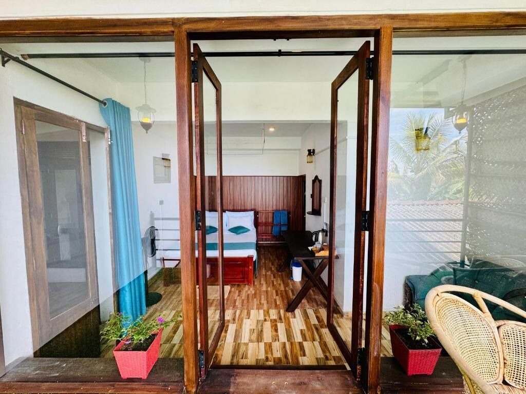 Kamar Double Deluks, balkon, pemandangan gunung
