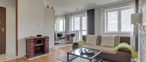Studio Confort, vue baie | Coin séjour