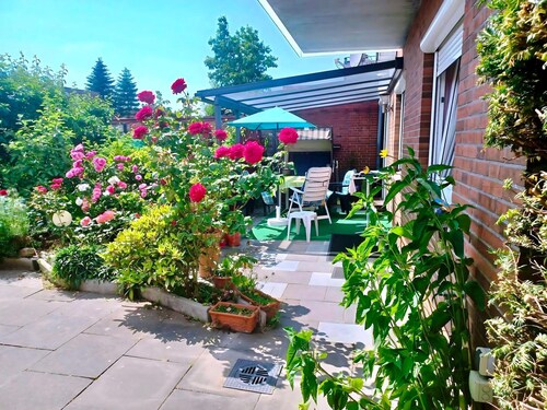 Wohnung in Busum mit Garten