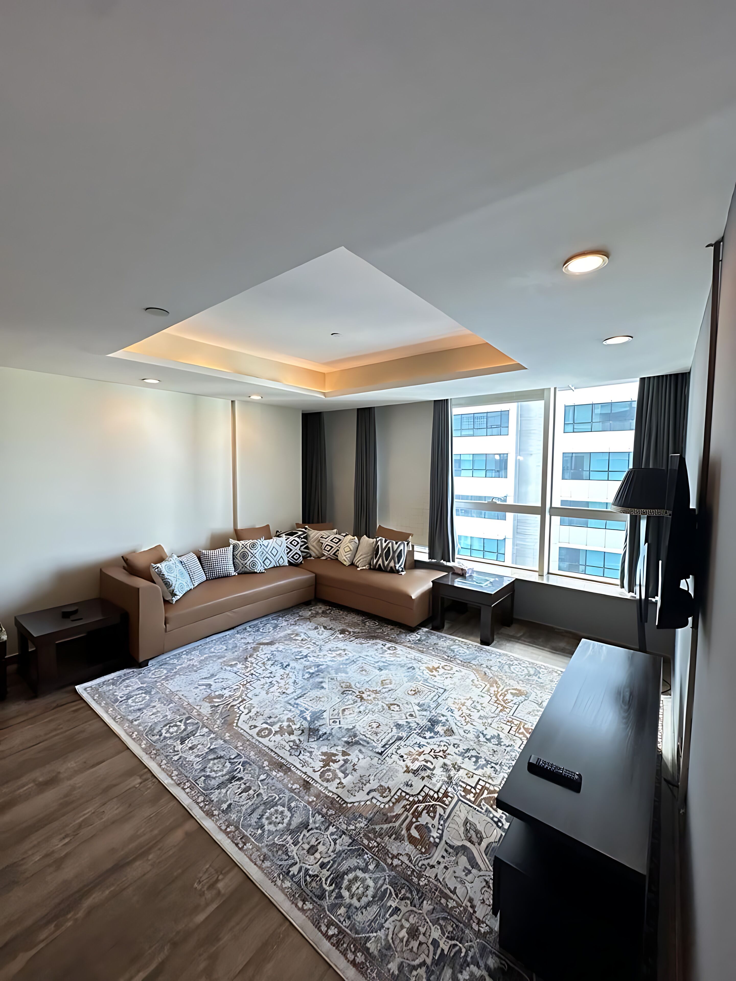 Deluxe-Apartment, 2 Schlafzimmer | Wohnbereich