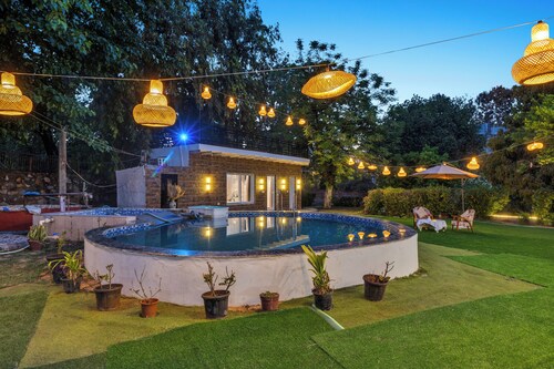 ELIVAAS Crystal Farms 3BHK with Pvt Pool