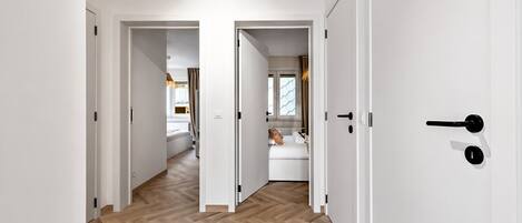 2 chambres, lit parapluie, Wi-Fi gratuit, draps fournis