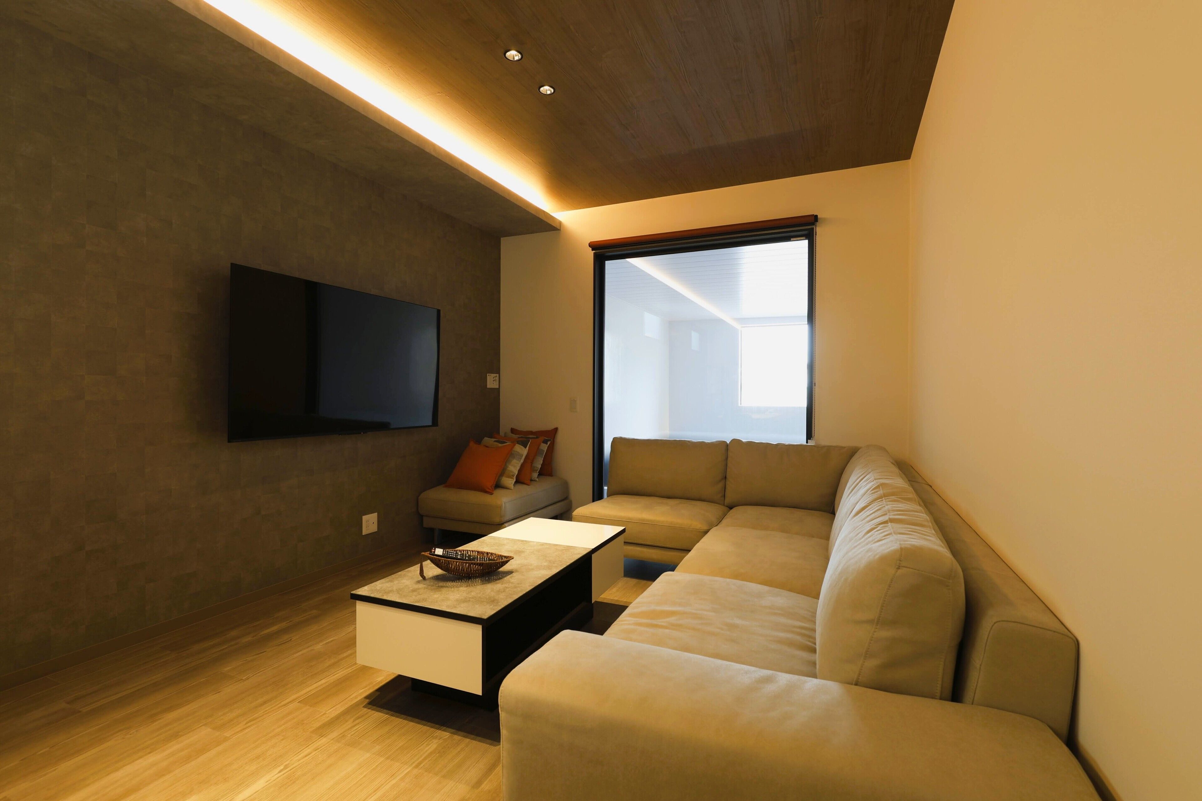 Premium Villa with Private Pool, Non Smoking (SUITEI) | Living area | Flat-screen TV