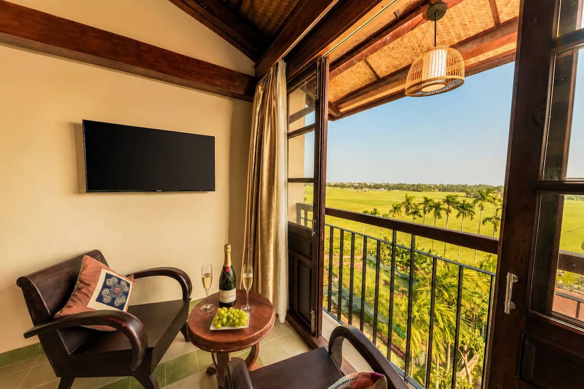 Suite Signature, 1 cama de matrimonio grande, balcón, vistas al jardín | Vistas del balcón