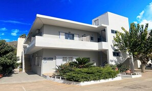 Majoituspaikan julkisivu