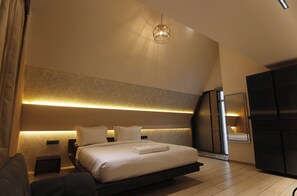 Quarto casal superior, ar-condicionado | Vista do quarto