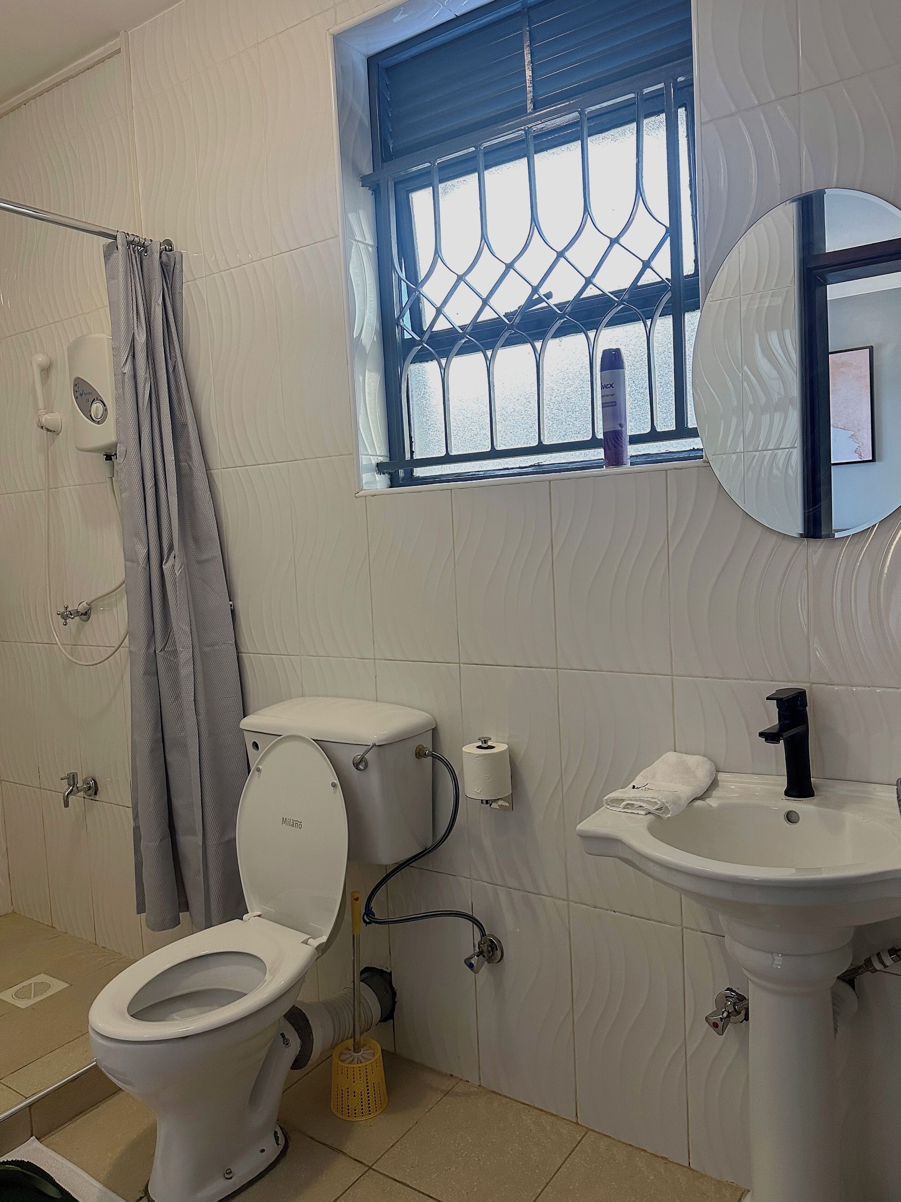 Family Apartment, Housekeeping, Lake View | Bathroom | Shower, slippers, towels, soap