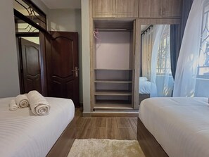 Appartement Familial, service de ménage, vue lac