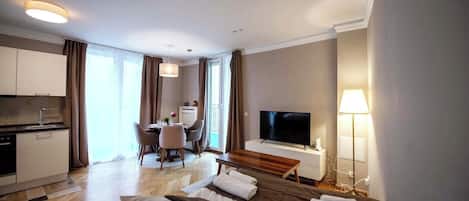 1 bedroom, iron/ironing board, travel crib, free WiFi